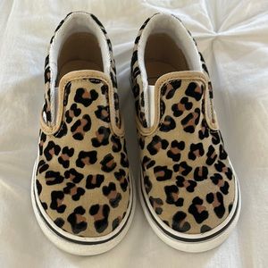 Cheetah vans size toddler 10